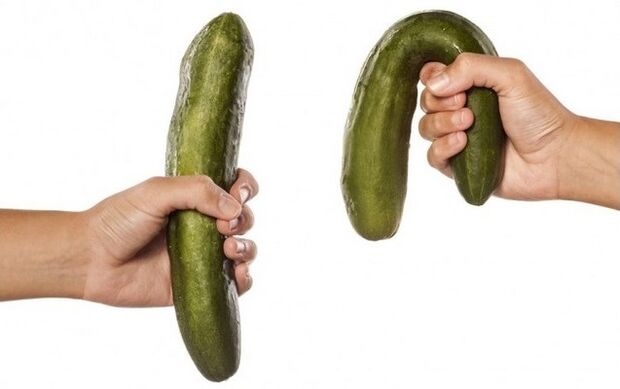 potencia buena y débil usando el ejemplo de los pepinos