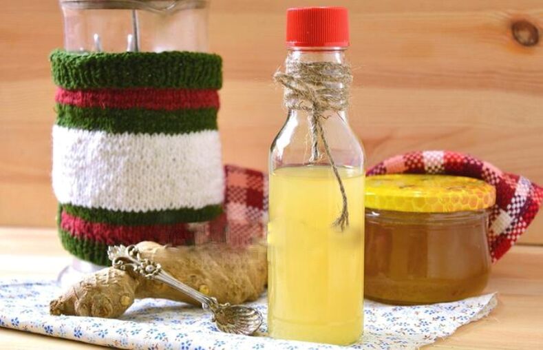 tintura de jengibre con limón y miel para potenciar